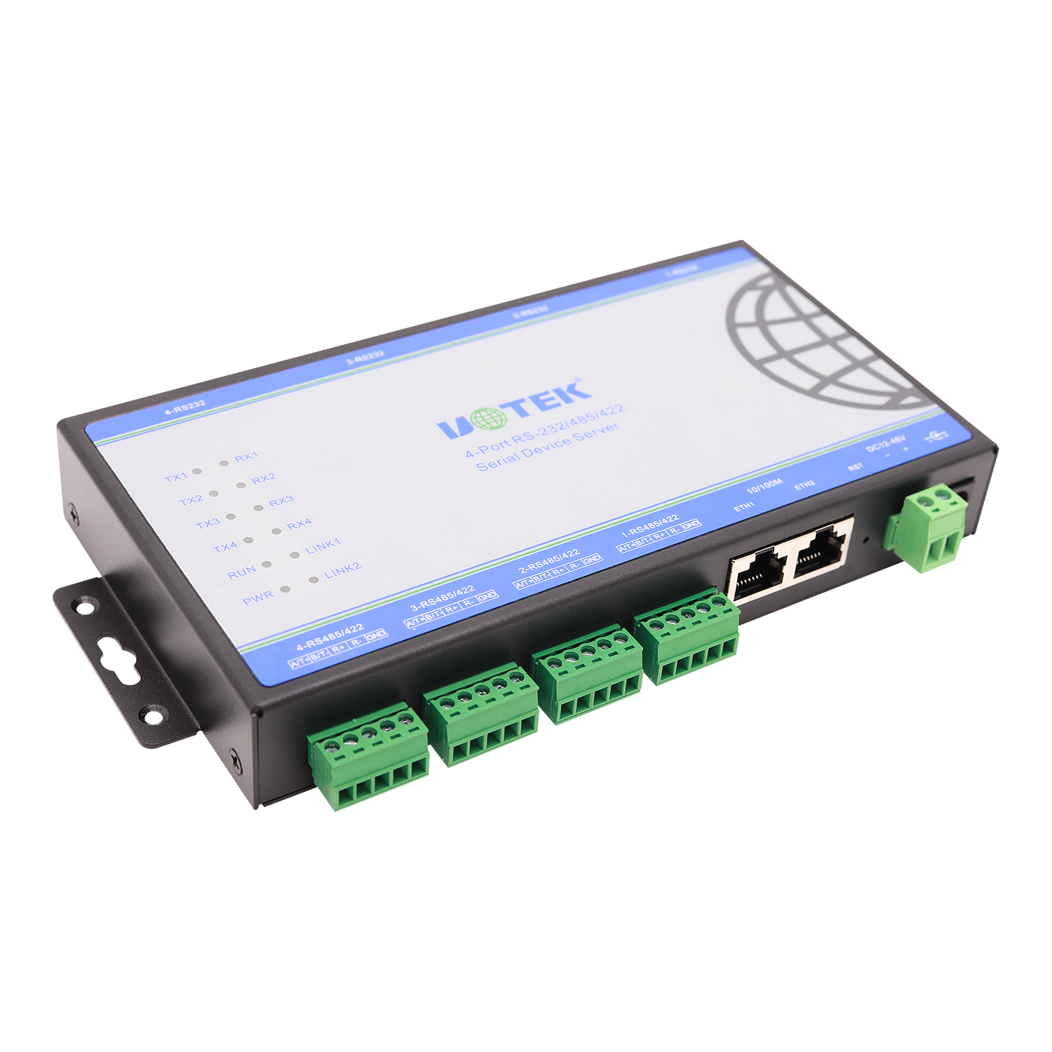 壁掛式4口串口服務器