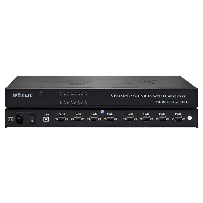 工業USB轉8口RS-232擴展塢