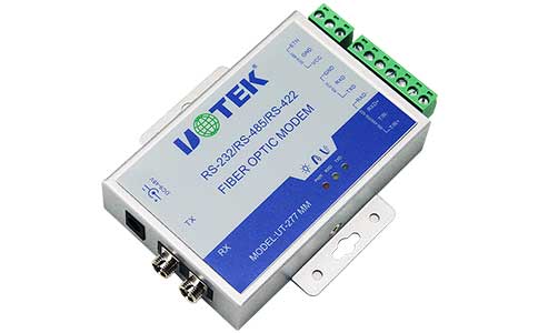 工業(yè)級光纖MODEM_UT-277 串口RS-232/485/422轉光纖轉換器