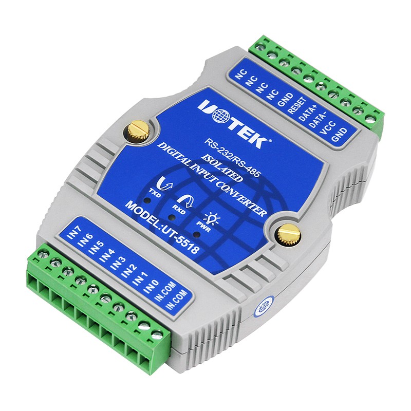 數字量8通道光隔濕接點I/O輸入模塊